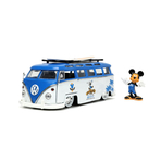 JADA MASINA DIN METAL VOLKSWAGEN T1 BUS SCARA 1 LA 24 SI FIGURINA MICKEY MOUSE