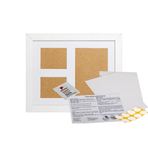 Baby HandPrint - Kit amprente mulaj cu cerneala gri, Pentru manuta si piciorus, Tiny Memories Frame, Non-toxic, 10x15 cm, Alb