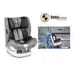 Lionelo - Scaun auto Oliver Stone Spatar reglabil, Protectie laterala, Top Tether, 9-36 Kg, cu Isofix, Gri