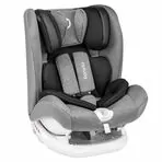 Lionelo - Scaun auto Oliver Stone Spatar reglabil, Protectie laterala, Top Tether, 9-36 Kg, cu Isofix, Gri