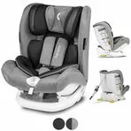 Lionelo - Scaun auto Oliver Stone Spatar reglabil, Protectie laterala, Top Tether, 9-36 Kg, cu Isofix, Gri