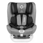 Lionelo - Scaun auto Oliver Stone Spatar reglabil, Protectie laterala, Top Tether, 9-36 Kg, cu Isofix, Gri