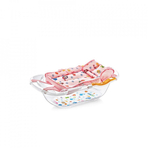 Hamac din spuma pentru cadita Ocean Baby (Culoare: Alb)