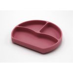 Farfurie din silicon cu 3 compartimente pentru auto-diversificare BabyJem (Culoare: Vernil)