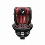 Lionelo - Scaun auto Braam Burgundy Pozitie de somn, Protectie laterala, Rotire 360 grade, 0-36 Kg, cu Isofix, Conform cu standardul european de securitate ECE R44/04, Rosu