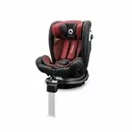 Lionelo - Scaun auto Braam Burgundy Pozitie de somn, Protectie laterala, Rotire 360 grade, 0-36 Kg, cu Isofix, Conform cu standardul european de securitate ECE R44/04, Rosu