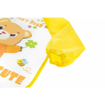 Bocioland - Baveta impermeabila, Cu maneci lungi, Dimensiune 40x35 cm, Bear