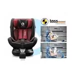 Lionelo - Scaun auto Braam Burgundy Pozitie de somn, Protectie laterala, Rotire 360 grade, 0-36 Kg, cu Isofix, Conform cu standardul european de securitate ECE R44/04, Rosu