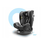 Lionelo - Scaun auto Bastiaan RWF Pozitie de somn, Protectie laterala, Rotire 360 grade, 0-36 Kg, Cu Isofix si Centura Top Tether, Conform cu standardul european de securitate ECE R44/04, Negru