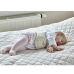 Centura anticolici cu samburi de cirese Sleepy Cloud (Culoare: Gri)