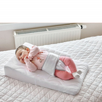 Salteluta pozitionator pentru bebelusi Baby Reflux Pillow (Culoare: Alb)