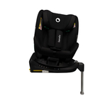 Lionelo - Scaun auto I-size Antoon Plus, Pozitie de somn, Protectie laterala, Rotire 360 grade, 0-18 kg, Cu Isofix si picior de sustinere, Negru, Testat ADAC, Conform cu standardul european de securitate ECE R129