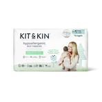 Scutece Hipoalergenice Eco Kit&Kin, Marimea 1, 2-5 kg, 160 buc