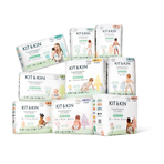 Scutece Hipoalergenice Eco Kit&Kin, Marimea 1, 2-5 kg, 160 buc