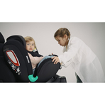 Lionelo - Scaun auto I-size Antoon Plus, Pozitie de somn, Protectie laterala, Rotire 360 grade, 0-18 kg, Cu Isofix si picior de sustinere, Negru, Testat ADAC, Conform cu standardul european de securitate ECE R129