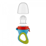 Dispozitiv de hranire din silicon Fruits and Vegetables (Culoare: Bleu)