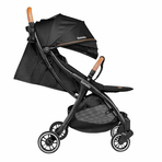 Lionelo - Carucior sport Julie One, De la nastere, Cu accesorii, Cadru din aluminiu, 0-22 kg, Negru