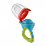 Dispozitiv de hranire din silicon Fruits and Vegetables (Culoare: Bleu)
