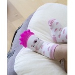 Sosete cu accesoriu dentitie BabyJem Teether Socks (Culoare: Gri)