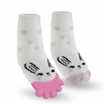 Sosete cu accesoriu dentitie BabyJem Teether Socks (Culoare: Gri)