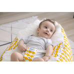 Fotoliu pentru bebelusi cu ham de siguranta Baby Bean Bed (Culoare: Roz)