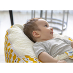 Fotoliu pentru bebelusi cu ham de siguranta Baby Bean Bed (Culoare: Roz)