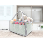 Geanta organizator scutece si accesorii copii/bebelusi BabyJem (Culoare: Gri)