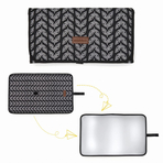 Geanta multifunctionala pentru parinti Ingrid, Onyx, Negru, Skiddou