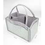 Geanta organizator scutece si accesorii copii/bebelusi BabyJem (Culoare: Gri)