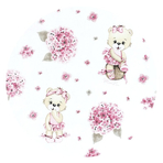MimiNu - Cosulet bebelus pentru dormit, Baby Cocoon 75x55 cm, Ecru Pink Ballerina