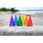 Set magnetic Magbrix 12 piese triunghi isoscel - compatibil cu caramizi de constructie tip Lego