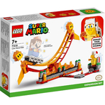Set de construit - Lego Super Mario Set de Extindere, Plimbare pe Valul de Lava  71416
