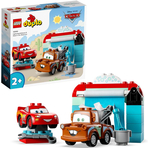 Set de construit - Lego Duplo, Distractie la Spalatorie cu Fulger McQueen si Mater  10996