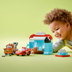 Set de construit - Lego Duplo, Distractie la Spalatorie cu Fulger McQueen si Mater 10996