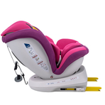 Scaun Auto Tweety Plus DELUXE BUF BOOF UnicornPink cu Isofix rotativ 360 grade 0 36 kg