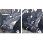 Scaun auto Klippan TRIOFIX MAXI 9-36 Kg cu BAZA ISOFIX Black/Orange