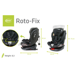 Scaun auto rotativ 4Baby ROTO-FIX 0-36 Kg Negru