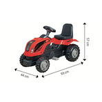 Tractor cu pedale si remorca Micromax MMX Albastru