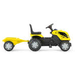 Tractor cu pedale si remorca Micromax MMX Galben