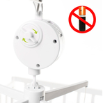Carusel cu melodii 4Baby MUSICAL MOBILE Vulpi Maro/Bej F08