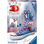 Puzzle 3D Suport Pixuri Sneaker Frozen, 108 Piese