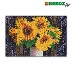 Set margele de calcat Beedz Art - Floarea soarelui