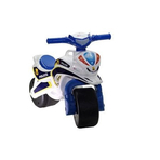 Motocicleta Ride-on de politie Doloni cu sunete si lumini, alb
