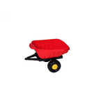 Remorca pentru tractor cu pedale, rosu