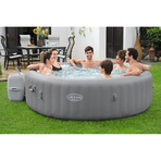 Jacuzzi gonflabil Bestway 6-8 persoane, diametru 236 cm, pompa de incalzire, husa de protectie, capacitate 1325 litri