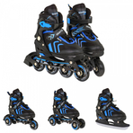 Role pentu copii SporTrike 4 in 1, 34-38 , albastru