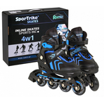 Role pentu copii SporTrike 4 in 1, 34-38 , albastru
