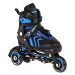 Role pentu copii SporTrike 4 in 1, 34-38 , albastru