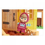 Set de constructie Unico Masha and the Bear, cu figurina Masha inclusa, 95 piese