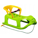 Sanie Marmat Snow Star, verde cu spatar galben, 6593